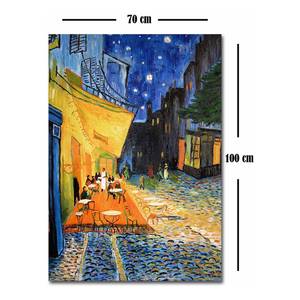 Impression sur toile Husum Cuir / Panneau composite en bois - Multicolore - 70 x 100 cm