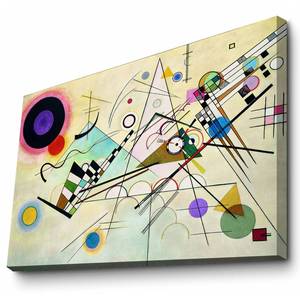 Impression sur toile Hulsig Cuir / Panneau composite en bois - Multicolore - 70 x 100 cm