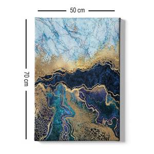 Canvas Kusel Tela / Pannello di legno composito - Multicolore - 50 cm x 70 cm