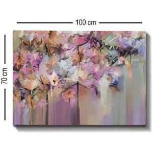 Impression sur toile Laarne Toile / Panneau composite en bois - Multicolore - 70 x 100 cm
