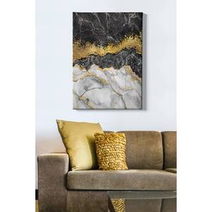 Canvas Lagarto Tela / Pannello di legno composito - Multicolore - 70 cm x 100 cm
