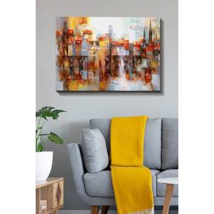 Canvas Lamporo Tela / Pannello di legno composito - Multicolore - 70 cm x 100 cm