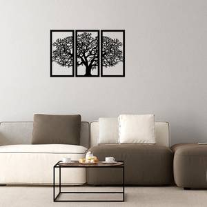 Quadro di legno Medby HDF - Nero - 105 cm x 66 cm