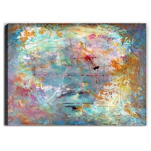 Impression sur toile Kulu Toile / Panneau composite en bois - Multicolore - 70 x 100 cm