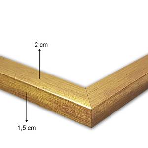 Cornice Krakau (set da 5) MDF - Oro - 34 cm x 44 cm