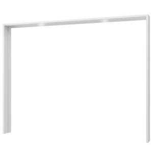 Cadre d’armoire Nuke Blanc mat - Largeur : 281 cm - Avec éclairage