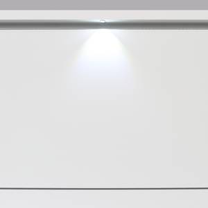 Passepartout Nuke Hochglanz Weiß - Breite: 181 cm - Mit Beleuchtung