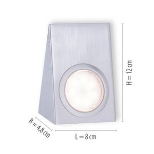 LED-Unterbauleuchte Theo II Polycarbonat / Edelstahl - 3-flammig