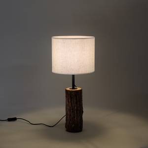 Lampe Bark Tissu / Bois - 1 ampoule