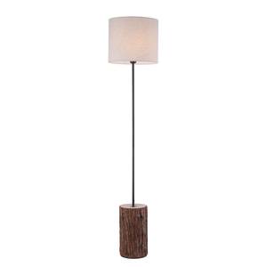 Lampadaire Bark Tissu / Bois - 1 ampoule