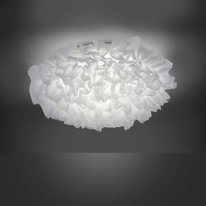LED-plafondlamp Xenia stof/ijzer - 1 lichtbron - Diameter: 50 cm