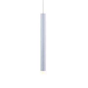 LED-Pendelleuchte Bruno III Acrylglas / Aluminium; Eisen - 1-flammig - Silber