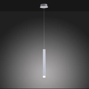 LED-Pendelleuchte Bruno III Acrylglas / Aluminium; Eisen - 1-flammig - Silber