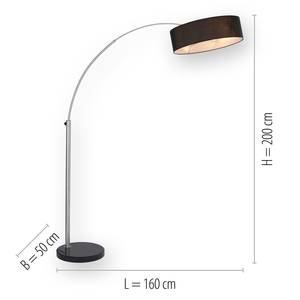 Lampadaire Petro Tissu / Fer - 3 ampoules