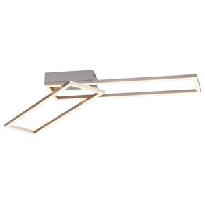 LED-plafondlamp Iven  III polycarbonaat/aluminium, ijzer - 2 lichtbronnen