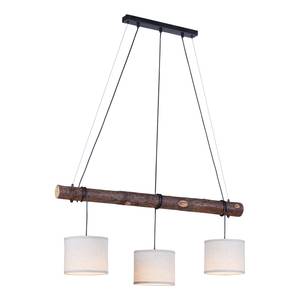 Suspension Bark Tissu / Bois - 3 ampoules