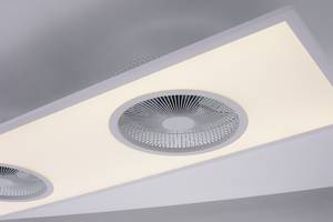 LED-plafondlamp Flat Air II polycarbonaat/ijzer, aluminium - 1 lichtbron