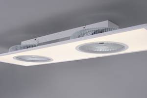 LED-Deckenleuchte Flat Air II Polycarbonat / Eisen; Aluminium - 1-flammig