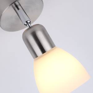 Wand- & plafondlamp Karo I melkglas/ijzer - 1 lichtbron