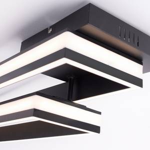 LED-plafondlamp Elis II kunststof/ijzer, aluminium - 2 lichtbronnen