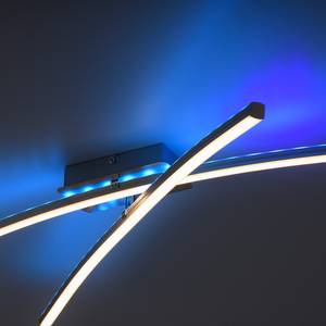 LED-Deckenleuchte Alina I Kunststoff / Eisen - 2-flammig