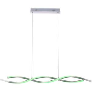 LED-hanglamp Swing kunststof/aluminium, ijzer - 2 lichtbronnen