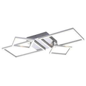 LED-Deckenleuchte Iven I Polycarbonat / Aluminium; Eisen - 2-flammig