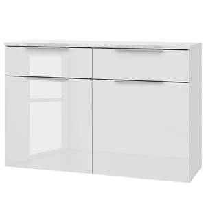 Commode Nuke Blanc - Bois manufacturé - Métal - Matière plastique - 120 x 82 x 41 cm