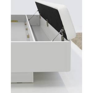 Bettanlage Nuke (3-teilig) Weiß - Holzwerkstoff - Metall - Kunststoff - 285 x 87 x 242 cm