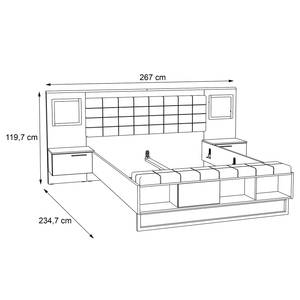 Bedframe Morten (3-delig) 160 x 200cm