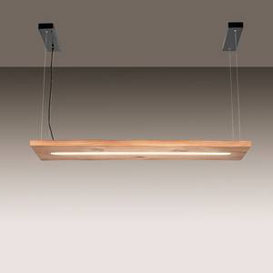 LED-hanglamp Palma I kunststof / massief pijnboomhout - 1 lichtbron