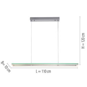 LED-Pendelleuchte Helix Kunststoff / Eisen; Aluminium - 1-flammig