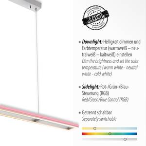 LED-hanglamp Helix kunststof / ijzer; aluminium - 1 lichtbron