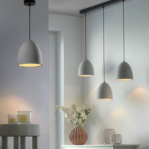 Hanglamp Eton III beton / metaal - 1 lichtbron