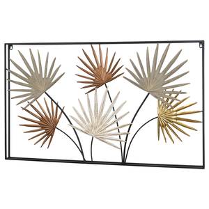 Decorazione da parete Quinta Ferro - Rame / Grigio / Oro / Nero - 100 cm x 60 cm x 5 cm