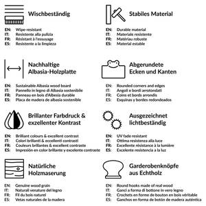 Kindergarderobe Unser Planetensystem Mehrfarbig