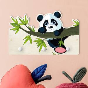Kindergarderobe Kletternder Panda Mehrfarbig