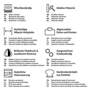 Kindergarderobe Süße Waldtiere Mehrfarbig