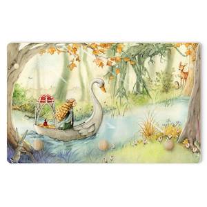 Patère enfants Bateau-cygne Multicolore