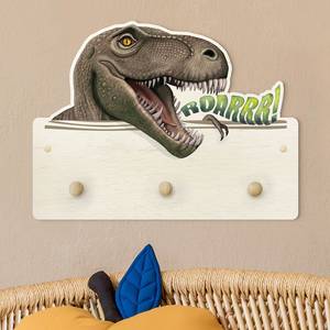 Kindergarderobe Dinosaurier T-Rex Mehrfarbig