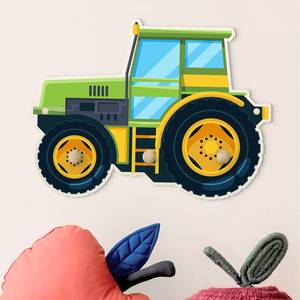 Kinderkapstok Groene Tractor Meerdere kleuren