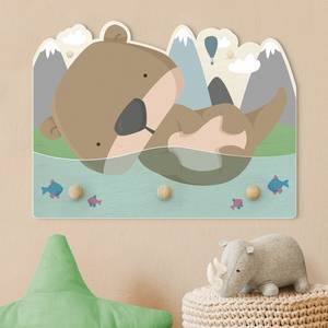 Kindergarderobe Baby Otter Mehrfarbig