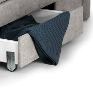 Boxspringbett Speedy II mit Beleuchtung - Microfaser Senga: Grau - H4