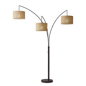 Staande lamp Virum textielmix/staal - 3 lichtbronnen