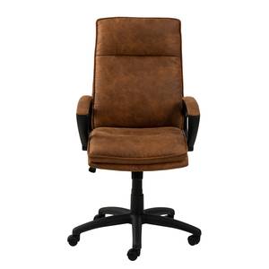 Chaise de bureau Cronk Microfibre Priya: Cognac