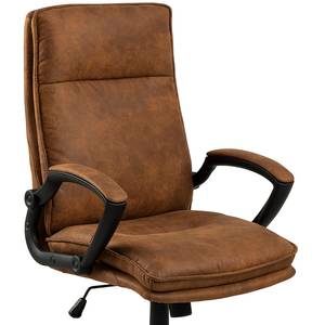 Chaise de bureau Cronk Microfibre Priya: Cognac