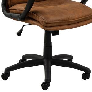 Chaise de bureau Cronk Microfibre Priya: Cognac