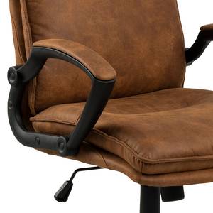 Chaise de bureau Cronk Microfibre Priya: Cognac