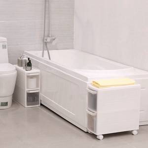 Étagère de salle de bain Mansura II Matière plastique - Blanc