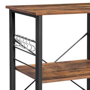 Scaffale per cucina Jamban III Ferro - Marrone vintage / Nero